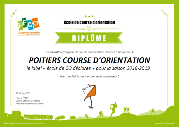 20190214 Diplome Ecole de CO Poitiers CO 2019 698x494