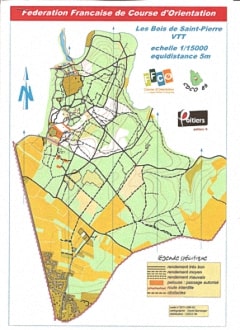 Carte du bois de Saint-Pierre (format VTT)