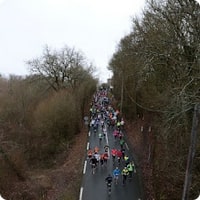 Janvier 2017 - Trail du Miosson - Au pont de chemin de fer