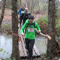 Janvier 2018 - Trail du Miosson - Au pont du Miosson