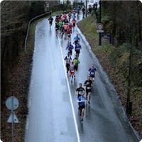 Janvier 2019 - Trail du Miosson - Au pont de chemin de fer