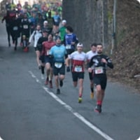 Janvier 2023 - Trail du Miosson - Au pont de chemin de fer