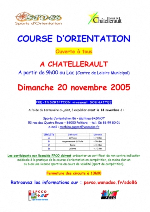Course régionale à Châtellerault
