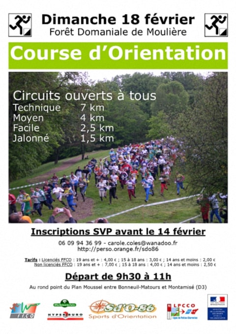 Départementale forêt de Moulière