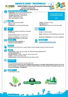 Ding'O Night - Annonce de course