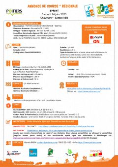 86 Orientation - Annonce de course