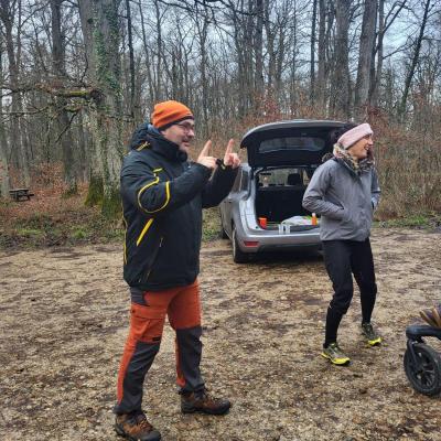 Entraînement en forêt de Vouillé